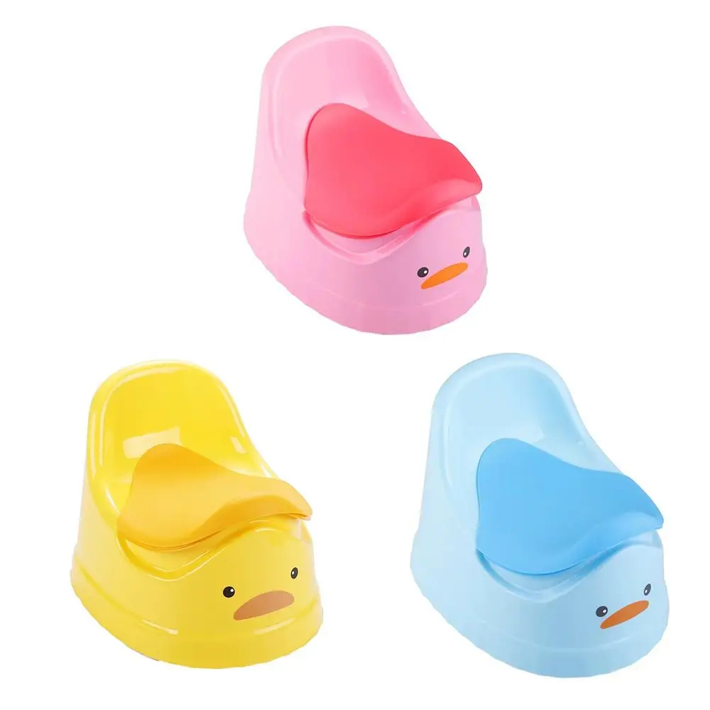 Orinal de higiene para bebé con dibujos de pato, orinal antifugas para entrenamiento, orinal para bebé, orinal de plástico a la moda para niñas