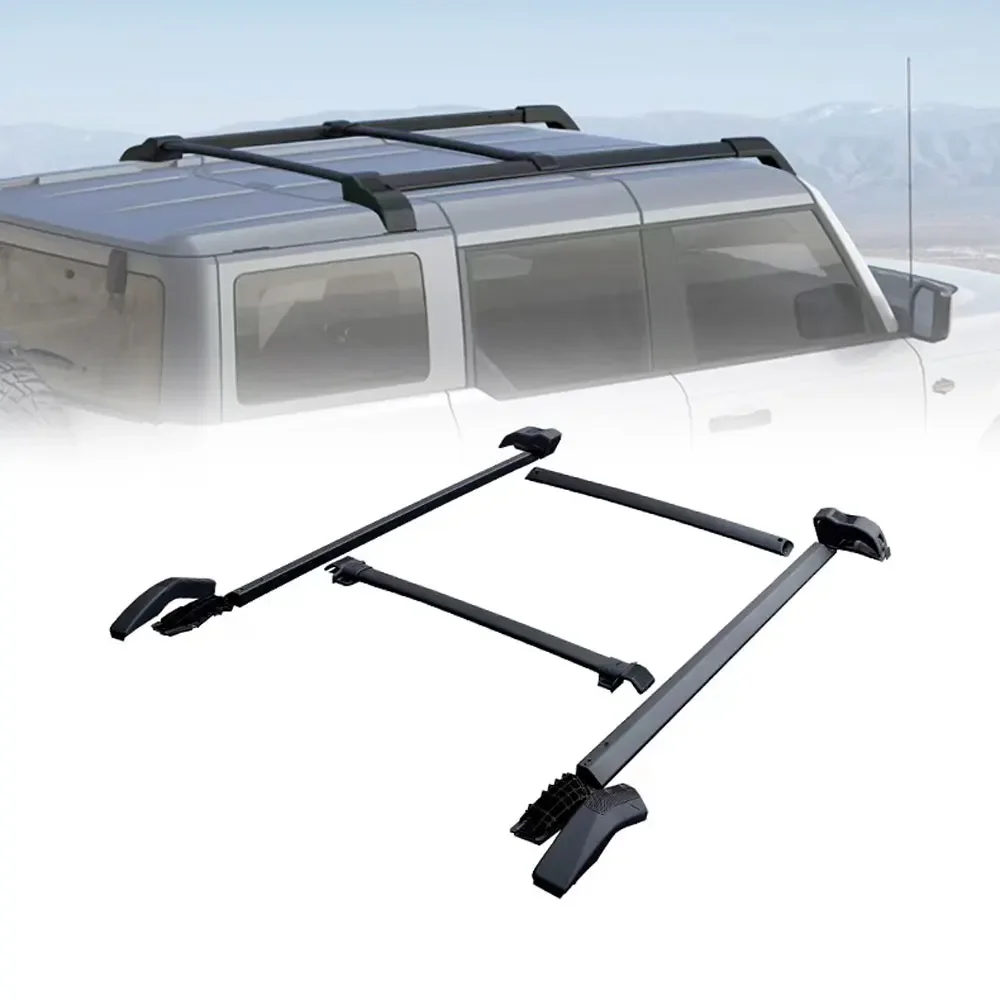 

Car Hard Top Rails Cross Bars Roof Rack For Ford Bronco 2021 2022 2023 custom