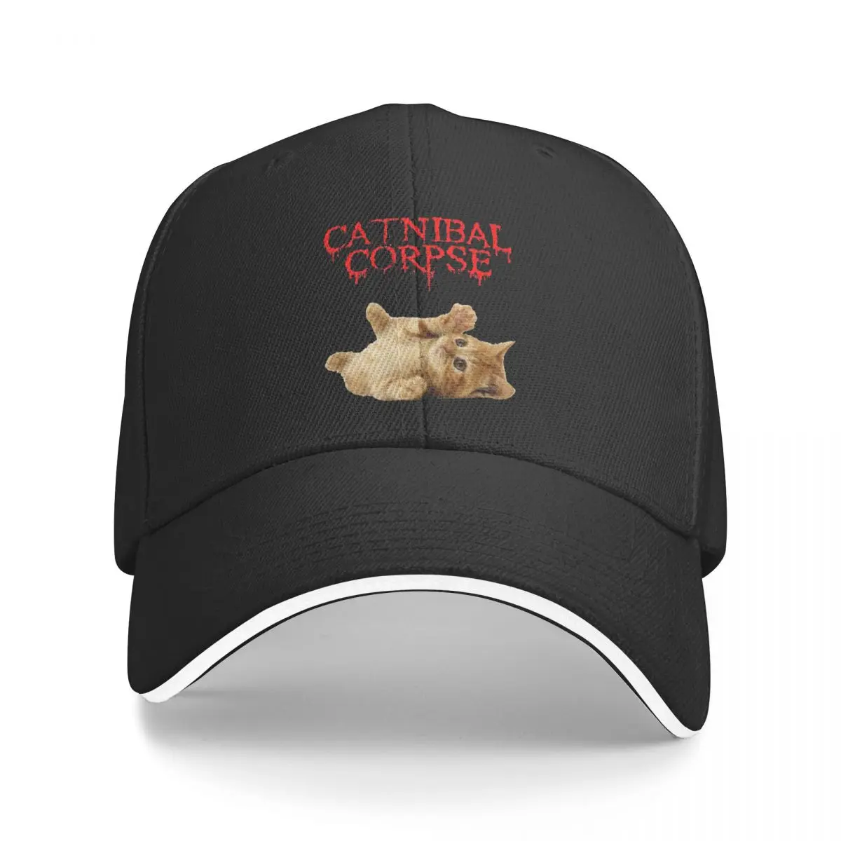 

Catnibal Corpse Essential Heavy Mental Cat Meme Outdoor Cap Sun Visor Hip Hop Caps Cowboy Hat Peaked Hats