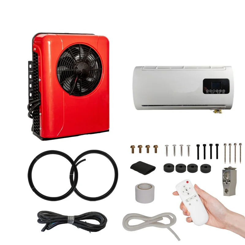 12V/24V 1200W Big Truck Bus Excavator High Quality Parking Cooler Air Conditioning Air Conditioning Electric