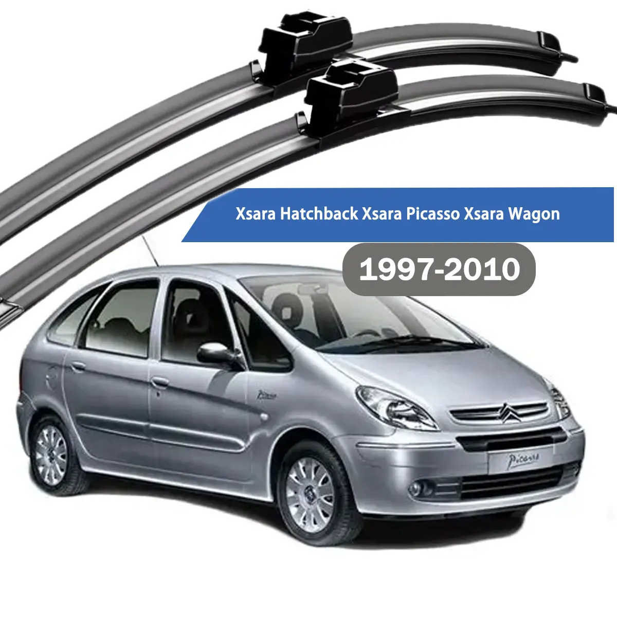 

Front Windshield Windscreen Wiper Blades Carbon Fibre Wipers For Citroen Xsara Hatchback Xsara Picasso Xsara Wagon 1997-2010