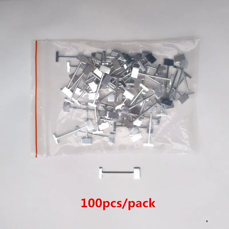 フローリング用の交換用スチールニードル,壁タイルレベリングシステム,レベラー,交換可能なピン,建設ツール,100mm,1.5個