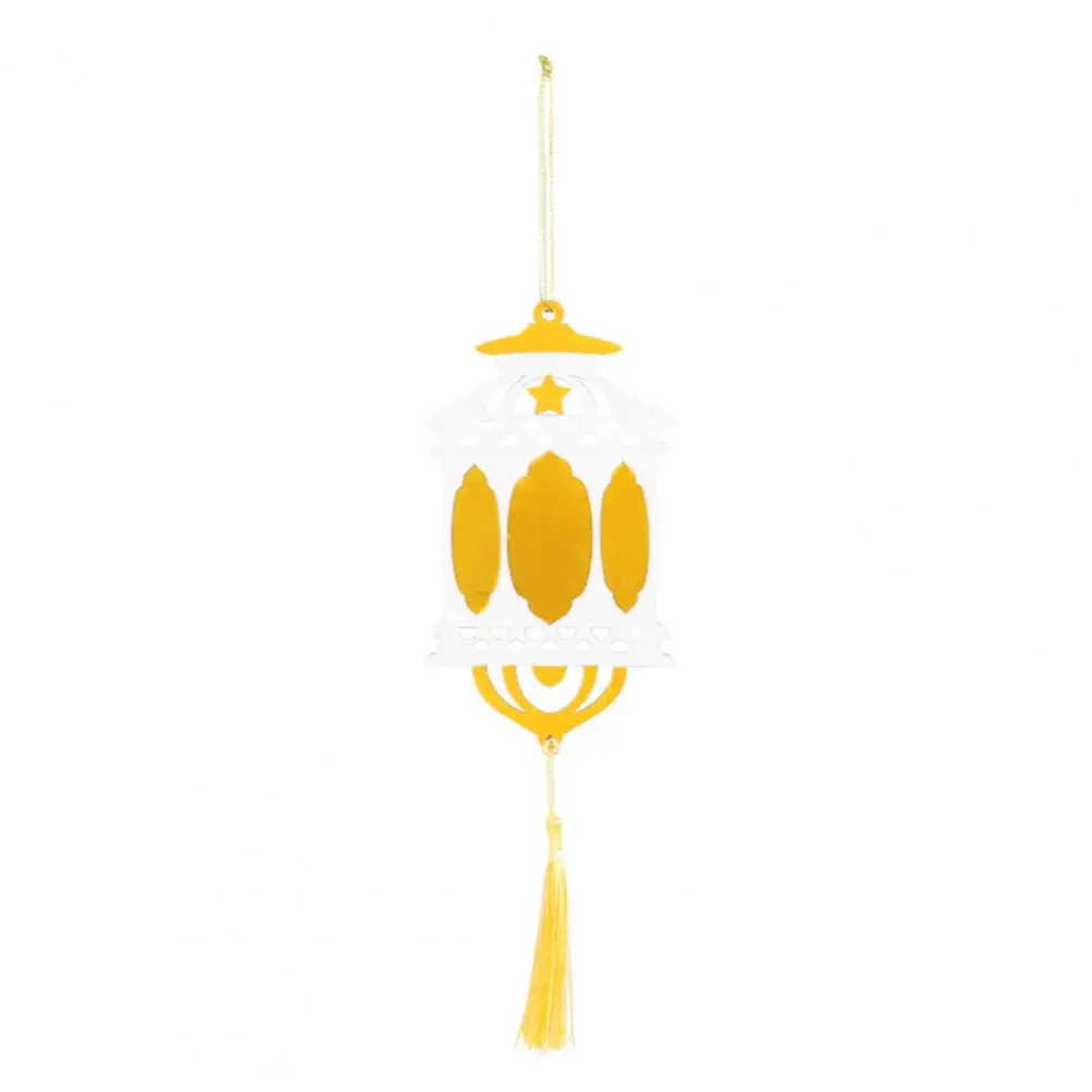 Wooden Tassel Pendant Wooden Lantern Pendant with Tassel Diy Crafts Hanging Ornaments for Home Decoration Christmas Lantern