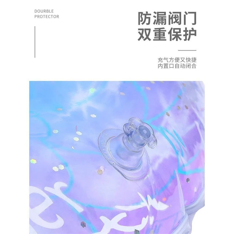 풍선 수영 반지 성인 어린이 여분의 두꺼운 수영 장비 여름 수영장 해변 물 안전 팔 Floaties 휴대용 수영