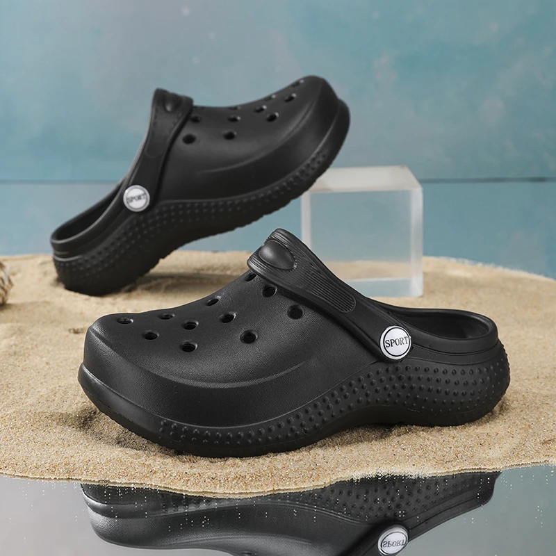 Fashion Style Clogs for Boy Girls Comfortable Anti Slip Outdoor Shoes Lightweight Breathable Summer Sandals Sporty Flat Footwear
