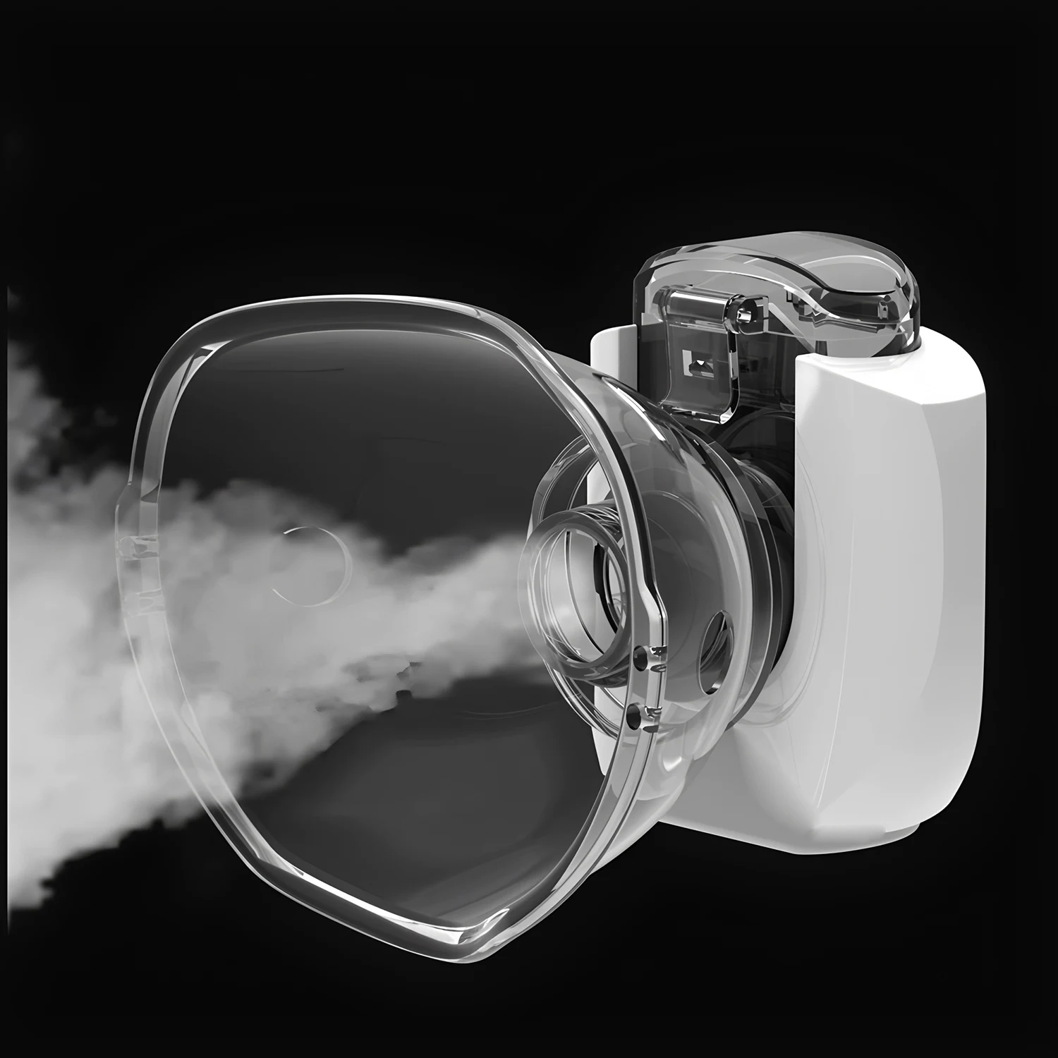 Nebulizador Médico Portátil USB para Asma, Inhalador Automático con Mascarillas para Niños y Adultos, Inhalación de Vapor, Nebulizador de Malla
