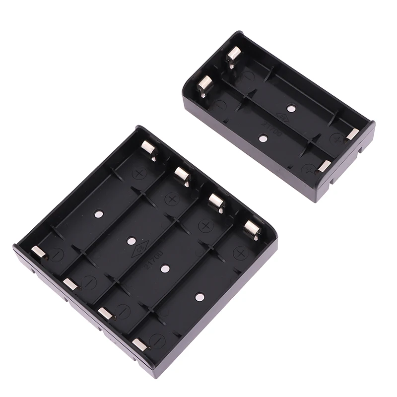 PCB Plug-in Board ABS Fireproof Power Bank Cases 2X 4X 21700 Battery Holder Storage Box Case 2 4 Slot Batteries Container