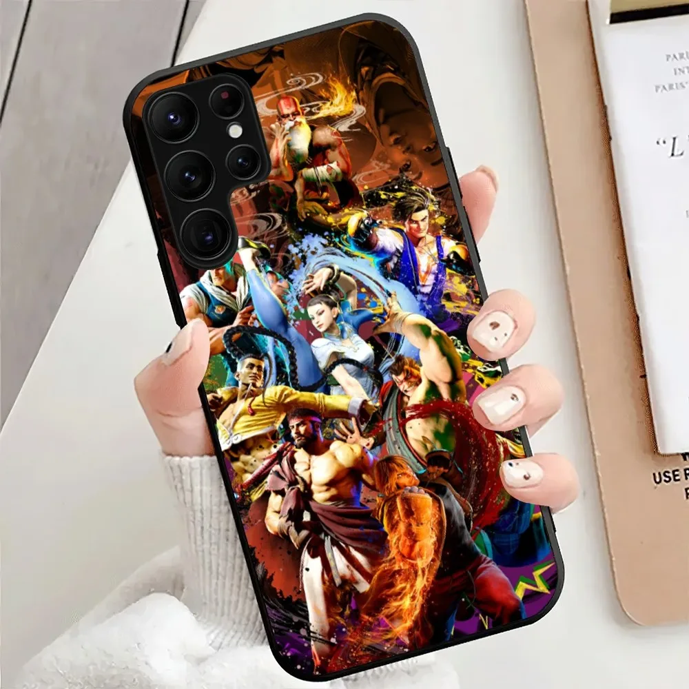 Game S-Street F-Fighter Cool Phone Case For Samsung Galaxy A52 A91 A71 S A73 A72 A80 A53 Shell