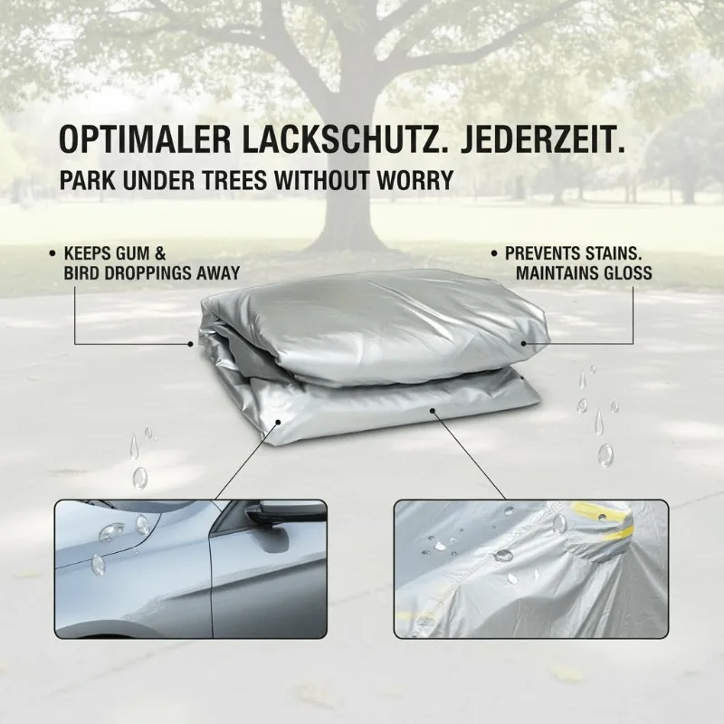 1-Piece Full Car Cover Suitable for All Seasons, Provides Uv Protection and Resists Dust, Snow, Rain, and Sun, Suitable for All Mitsubishi Models, Including Sedans, Suvs, Pickups, and Convertibles.