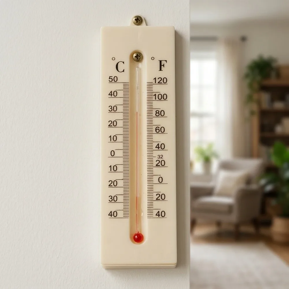 Creative Realistic Thermometer Shaped Outdoor Key Hider Box Weatherproof Safe Container For Spare Key Home Security Accessory