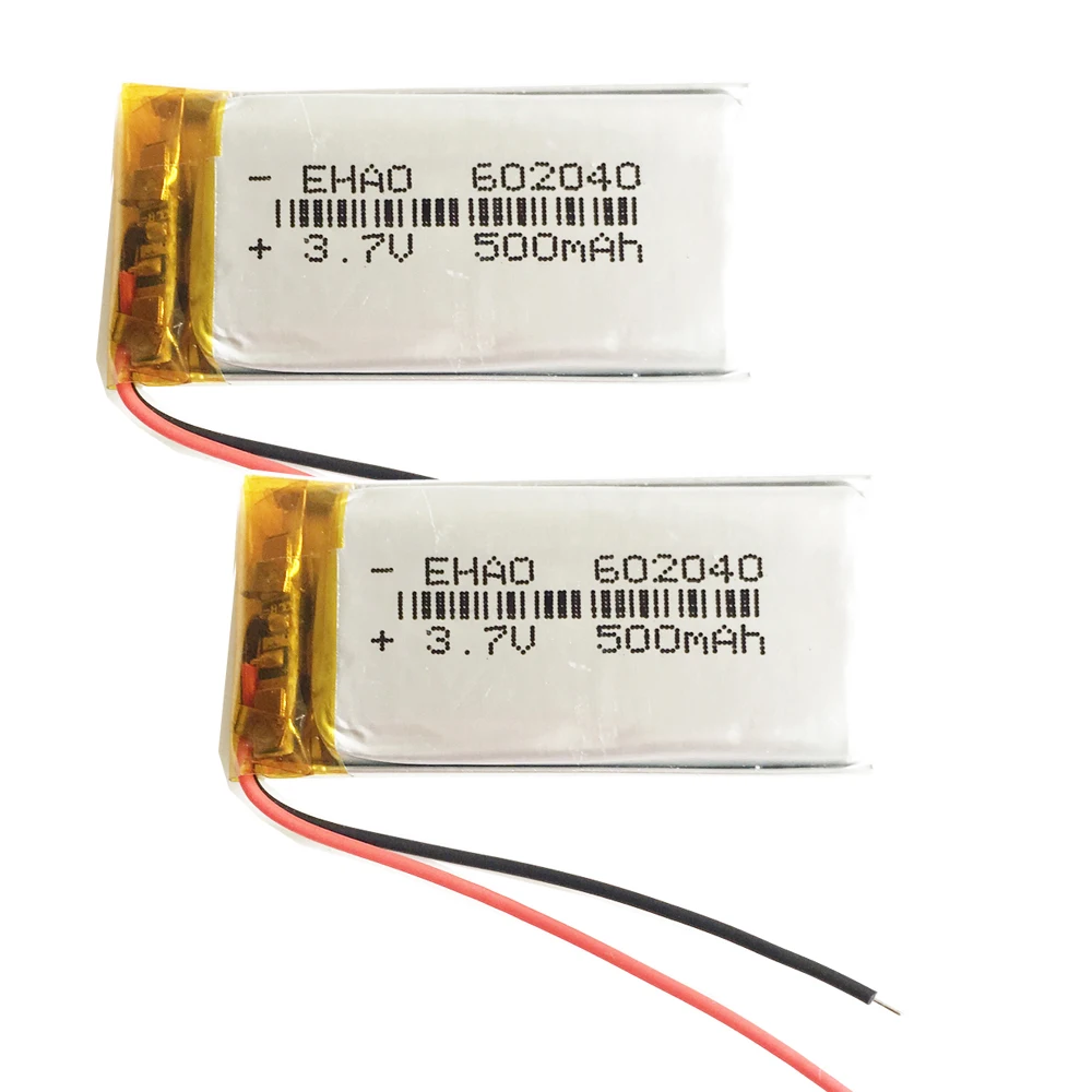 10 sztuk 3.7V 500mAh 602040 litowo-polimerowa LiPo akumulator do kamery Mp3 głośnik Bluetooth GPS PSP kamera z długopisem