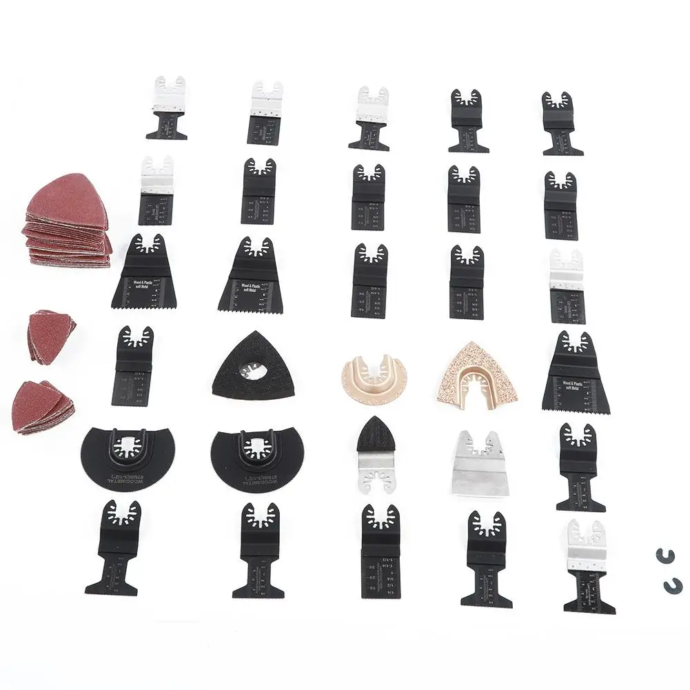 

108Pcs Oscillating Blade Quick Release Cutting Polishing Tool for universal Trimming Machine Kit