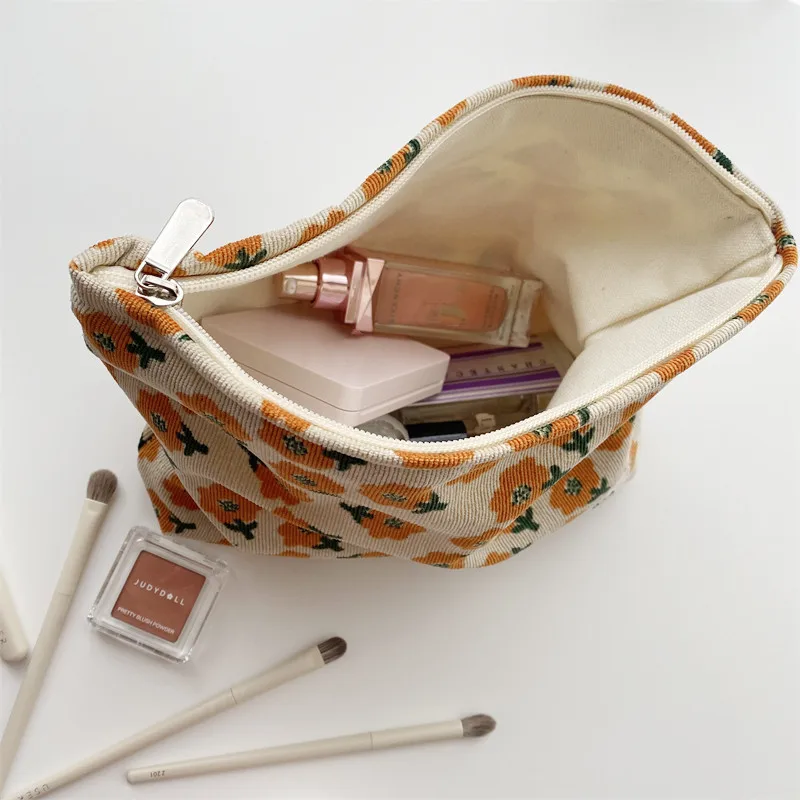 Kawaii Travel Cosmetic Storage Bag Purse Women Makeup Organizer Lipstick Handbags School Stationery Bag Pencil Phone Cases Pouch