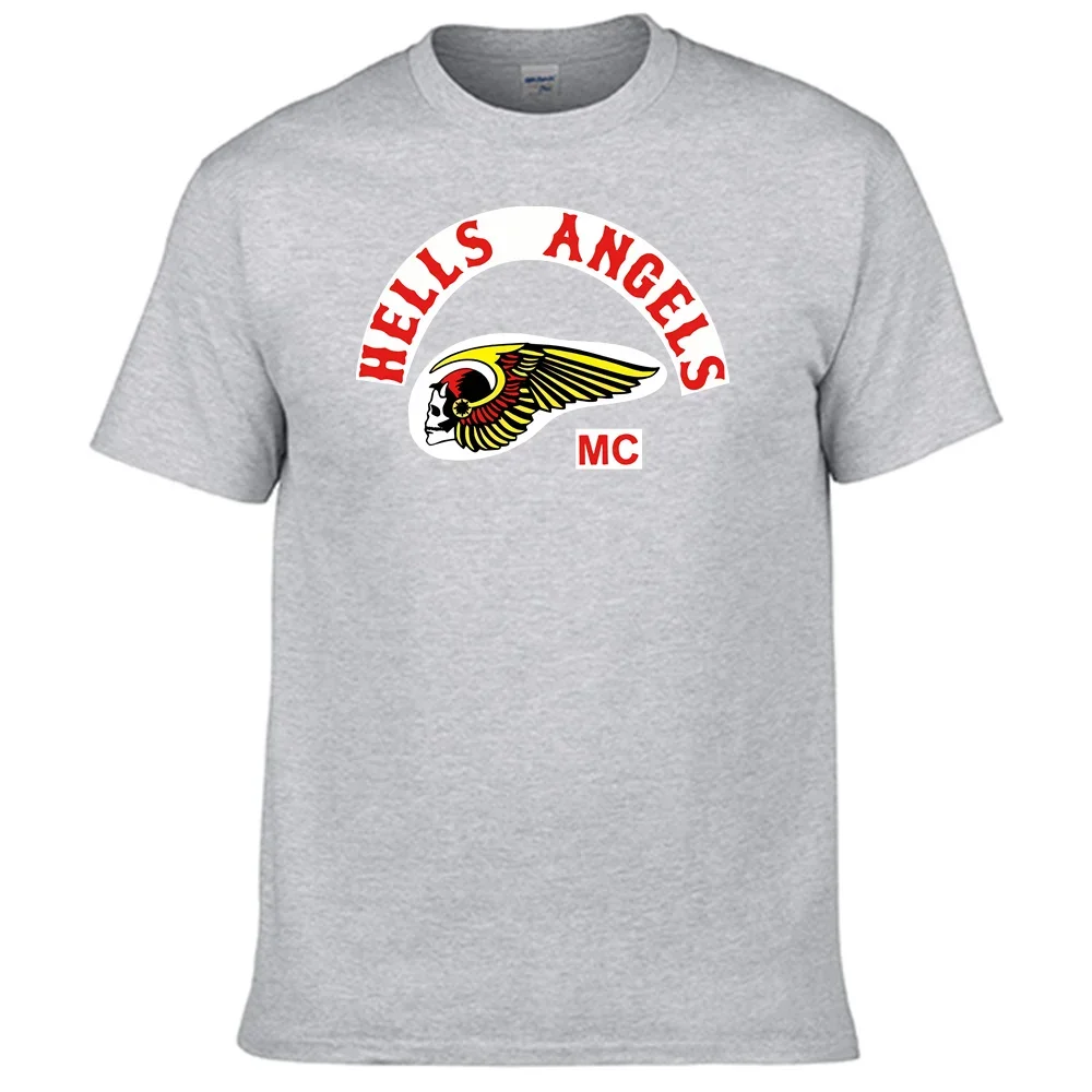 Motorcycles Club Hells Angels T shirt 100% Cotton Men Shirt Top Sales N07