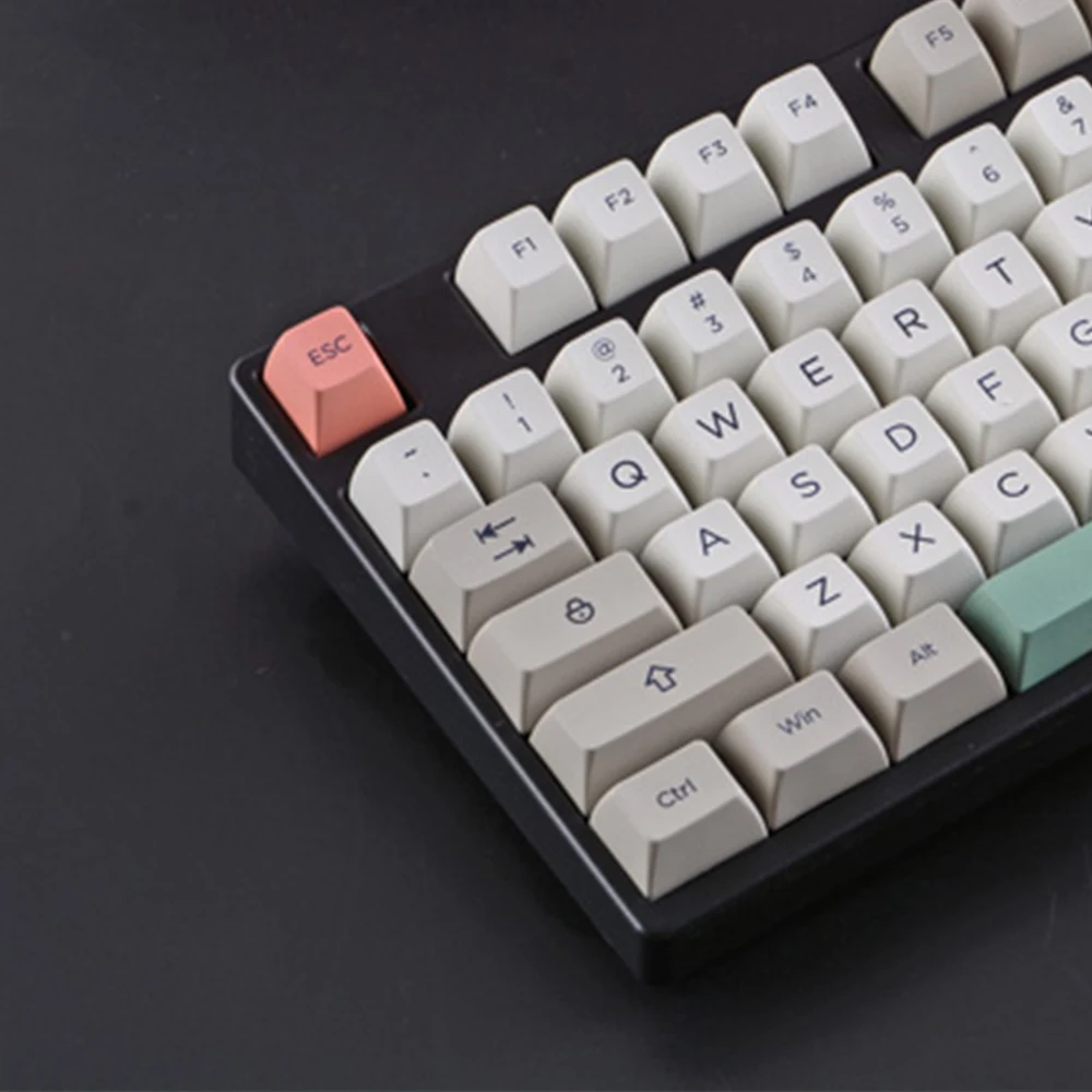 Imagem -04 - Chaves 9009 SA Pbt Bola Chave Bonés para Cruz Swtich Teclado Mecânico Gaming Keycaps Cinza Branco 6u 6.25u 7u Keybar 170