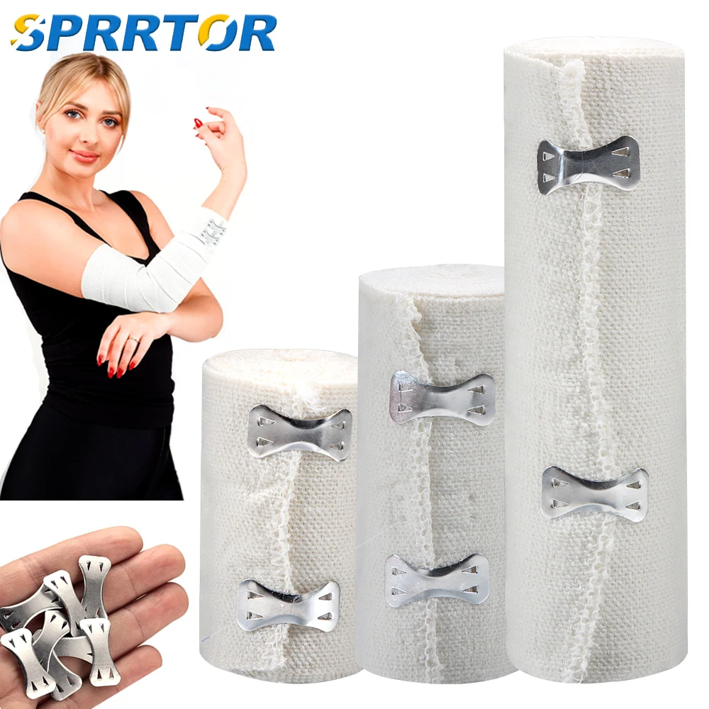 

1Pcs High Elastic Bandage Sports Sprain Treatment Outdoor Wound Dressing Emergency Muscle Tape for First Aid Kits Protect