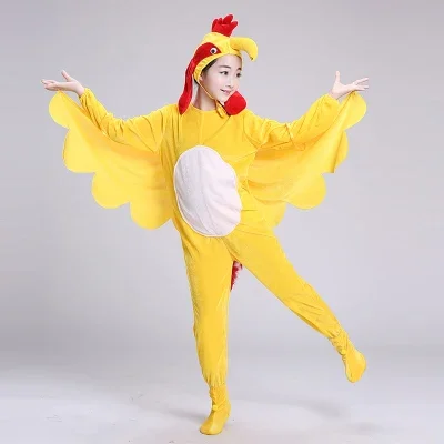 The new promotional children big rooster costumes and crazy chicken dance under adult cartoon costumes