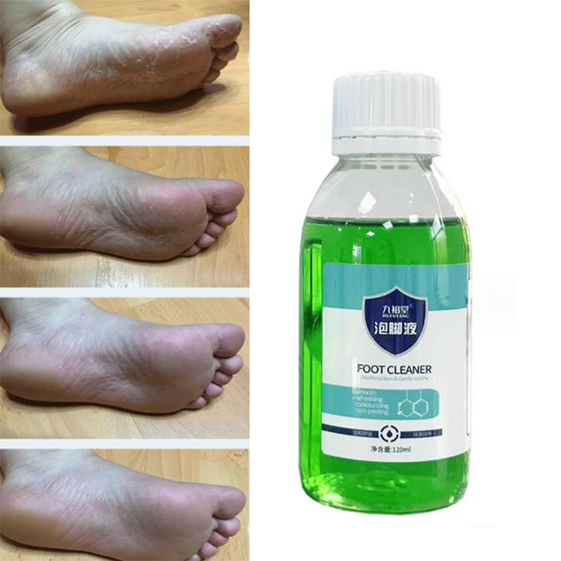 

120ml Foot Soaking Liquid for Relaxing Refreshing Feet Soak Eliminating Foot Odor Fatigue Keep Your Feet Healthy