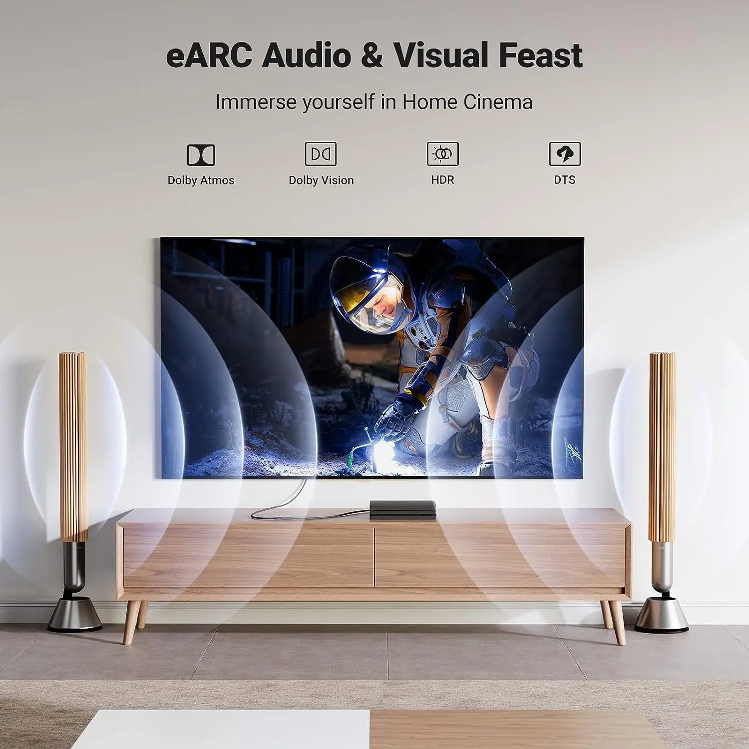 Acoplador UGREEN HD-MI 8K@60Hz HD-MI Adaptador hembra a hembra Conector HD-MI 2.1 Extensor 3D 4K@240Hz