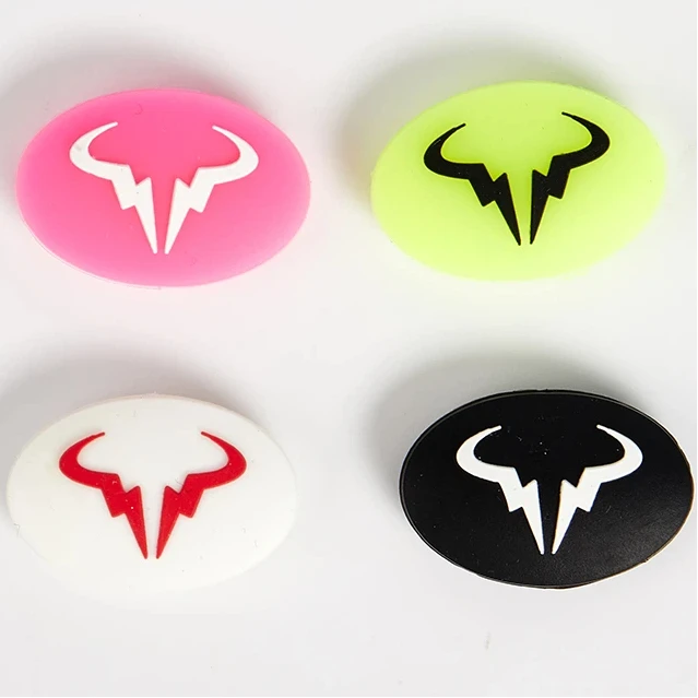 مضرب تنس كرتوني ممتص للصدمات ومخمدات اهتزاز من السيليكون المتين