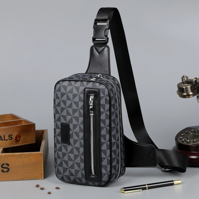 

Мужская повседневная мини-сумка через плечо из ПУ, женская дизайнерская люксовая сумка, сумка через плечо для женщин