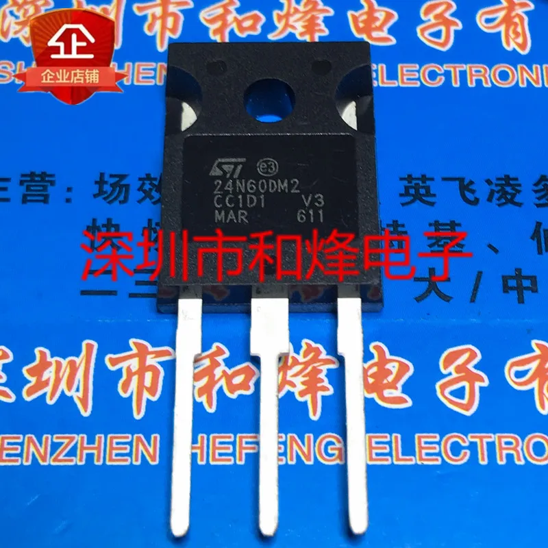 

10PCS 24N60DM2 STW24N60DM2 TO-247 650V 18A ORIGINAL Quick Delivery In Stock