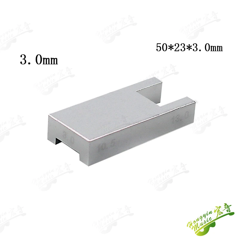 Piano maintenance tuning tool 9008 black and white key depth measurement block aluminum alloy