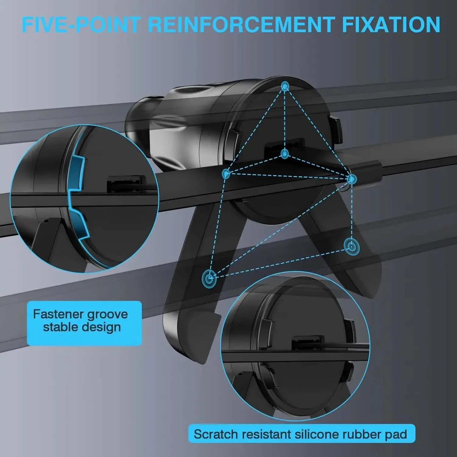 Car Air Vent Phone Holder Triangle Stable Clamp Auto Lock Cellphone Mount Air Outlet Smartphone Navigation Support Bracket