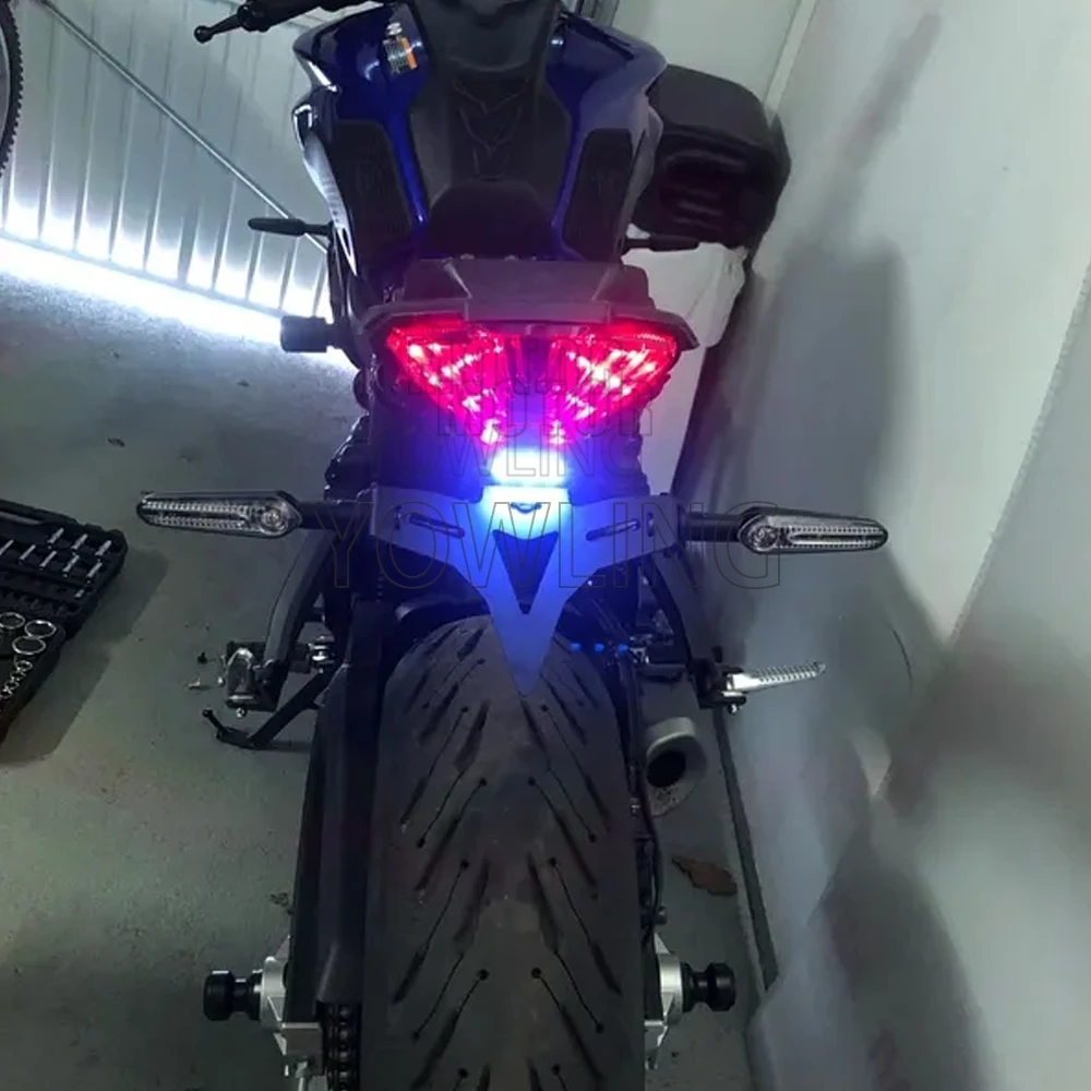 Motorcycle License Plate Holder Rear Tail Tidy Fender Eliminator Kit Bracket For YAMAHA MT07 MT 07 FZ-07 2013-2023 MT-07 2024