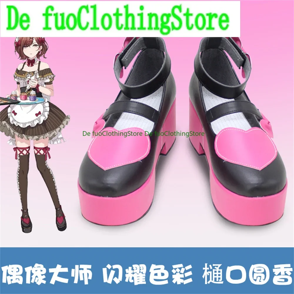 

THE IDOLM@STER SHINY COLORS Higuchi Madoka Обувь для косплея Сапоги Игра Аниме Карнавал Хэллоуин DefuoClothing Магазин обуви