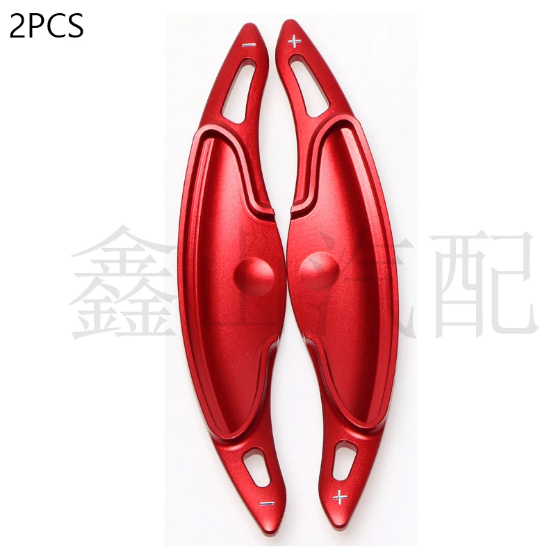 For Hyundai Elantra N Line 2021-22 Red Paddle Shifter Extensions Aluminum Metal Steering Wheel Paddles Shifters