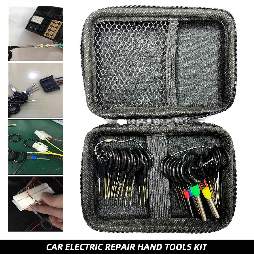 Auto Repair Key Set Terminal Removal Tool 76/100/121/146Pcs Car Electrical Wire Crimp Connector Pin Needle Extractor Kit Plug