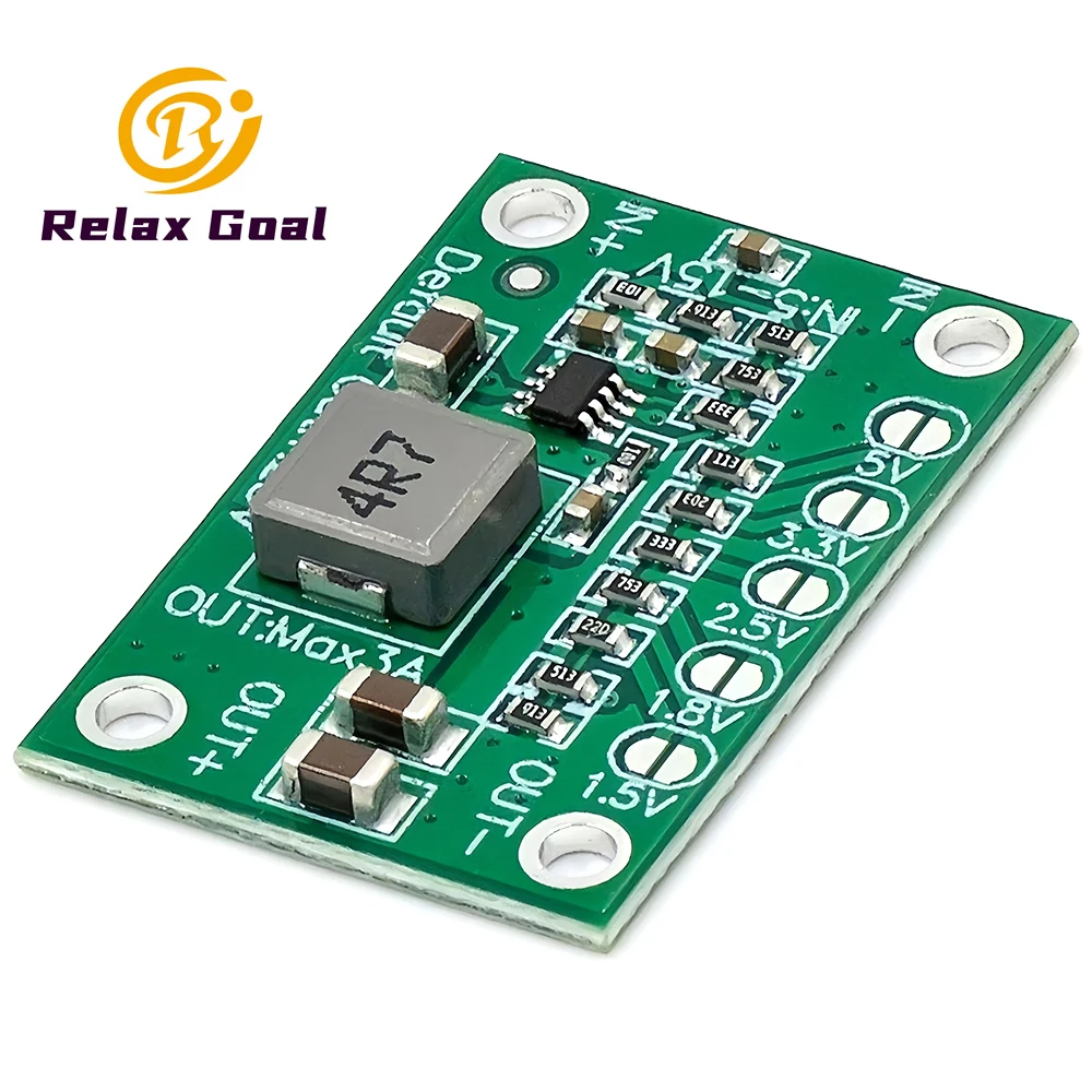 1-3PCS CA1235 Adjustable Power Module 3A CA-1235 Buck Step-Down Module 5-16V to 1.25V 1.5/1.8/ 2.5/3.3V 5V Output Power Supply