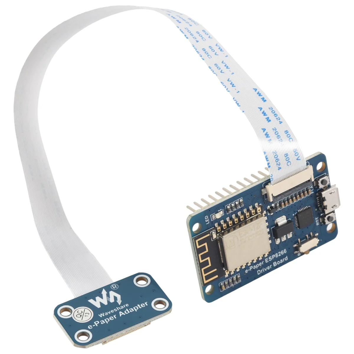 waveshare placa de driver universal de papel eletronico com wi fi esp8266 suportes para todos os waveshare spi e ink interface arduino 01