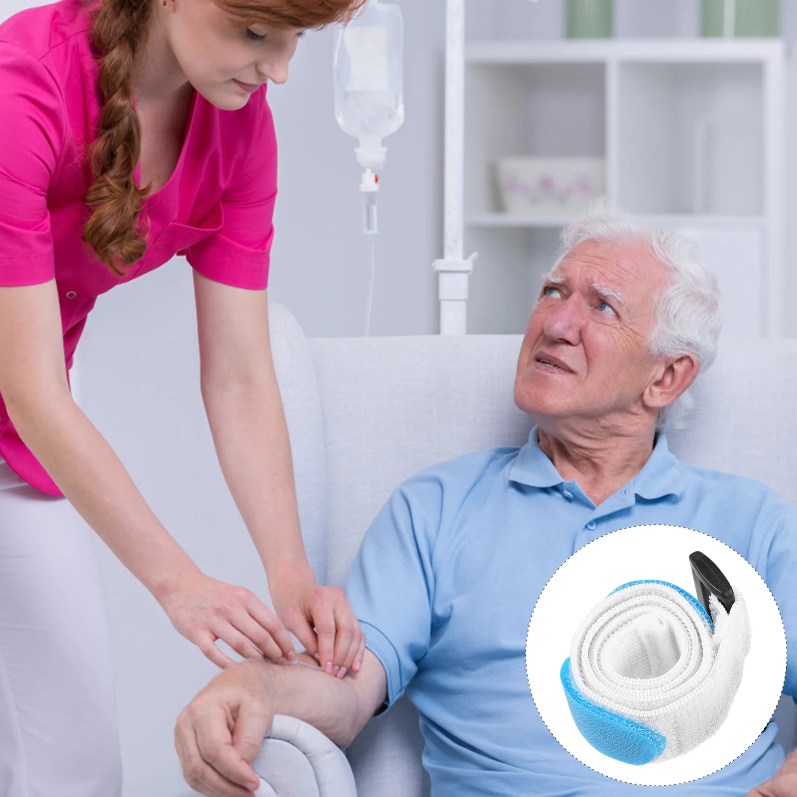 

2 шт. фиксирующие ремни для катетера, универсальные ленты, регулируемые липкие ленты для мешков для мочи, прочные, безопасные, медицинские, простые для домашнего использования