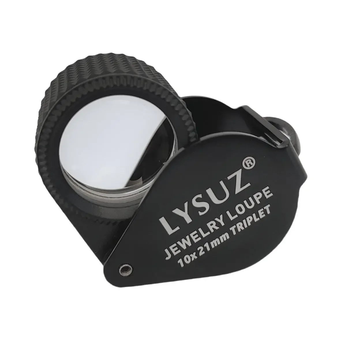 LYSUZ Multi-layer Coated Jewelry Portable Loupe Diameter 21mm Aplanatic Achromatic Magnifying Glass Gemstone Diamond Antiques