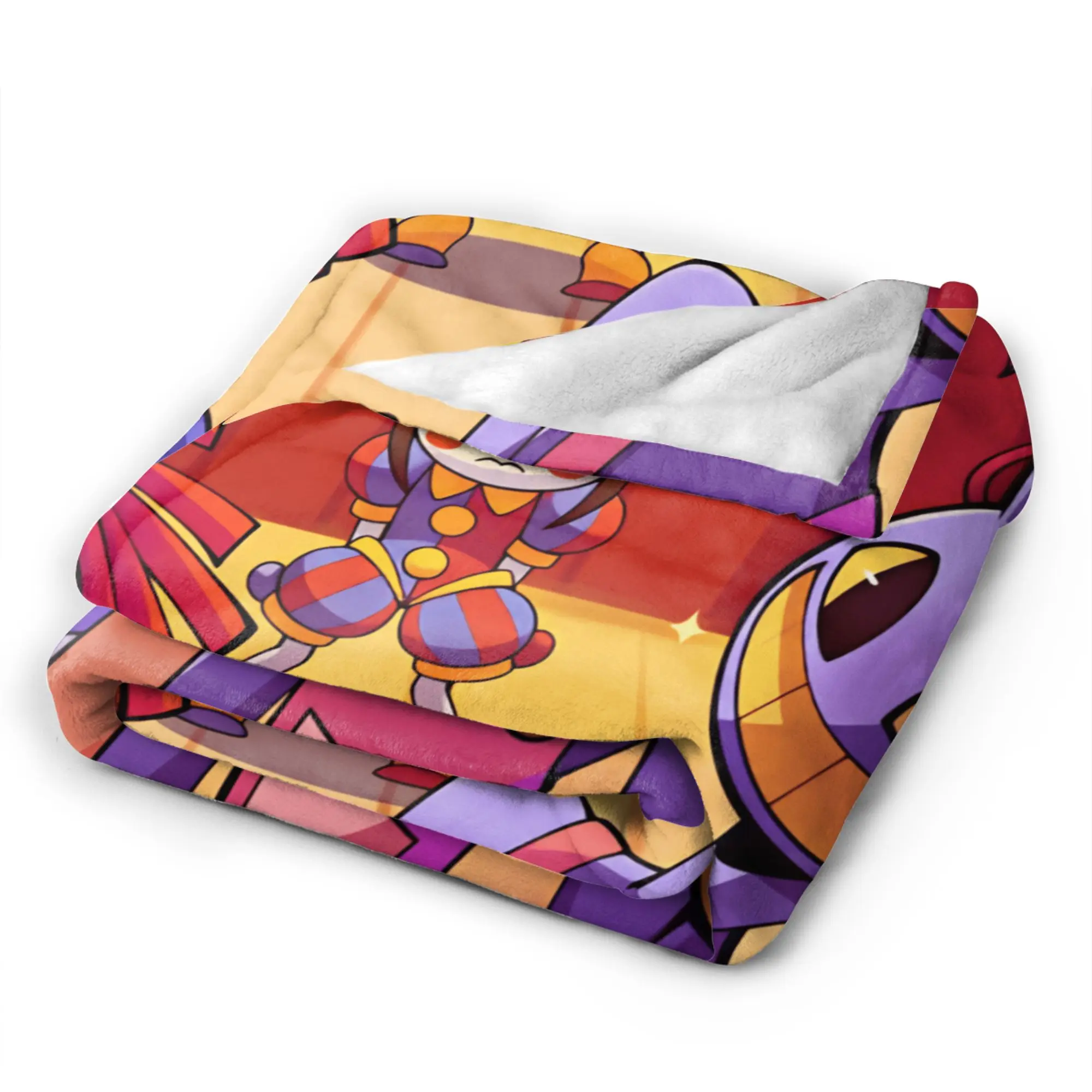 A-Amazing D-Digital C-Circus T-TADC Soft Blanket  Novelty Travel Car Bedding Throws Living Room Flannel Bedspread Sofa Bed Cover