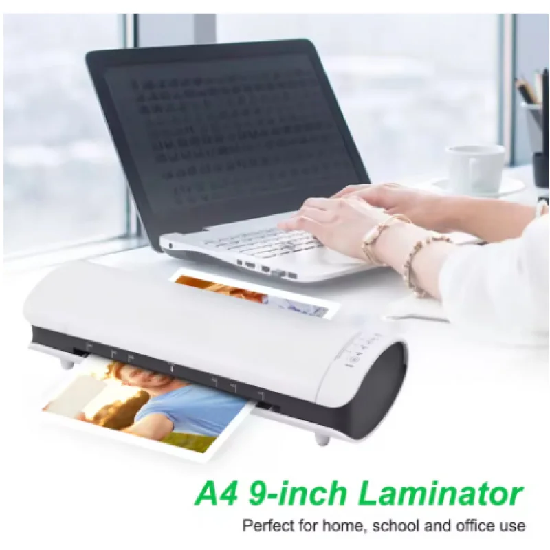 IntelligenceSL988 آلة تغليف بلاستيكية تصفيح ساخن وبارد عالمي بستة وظائف متكامل قابل للتطبيق A4/A5/A6Laminator