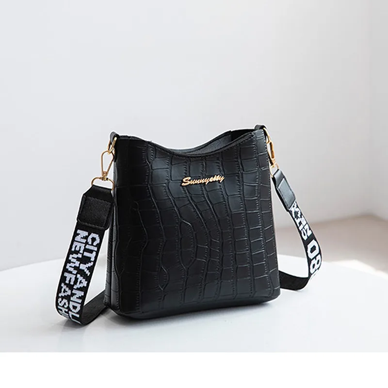 Women Messenger Bags Crocodile Pu Leather Female Crossbody Shoulder Hand bags For Women 2022 High Quality Ladies Handbags