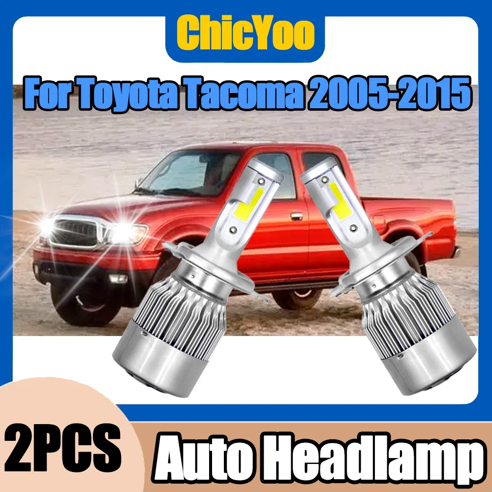 

2PCS H4 Led Car Headlight Bulbs 120W High Power 20000LM Auto Headlamp 6000K White Car Light Bulbs For Toyota Tacoma 2005-2015