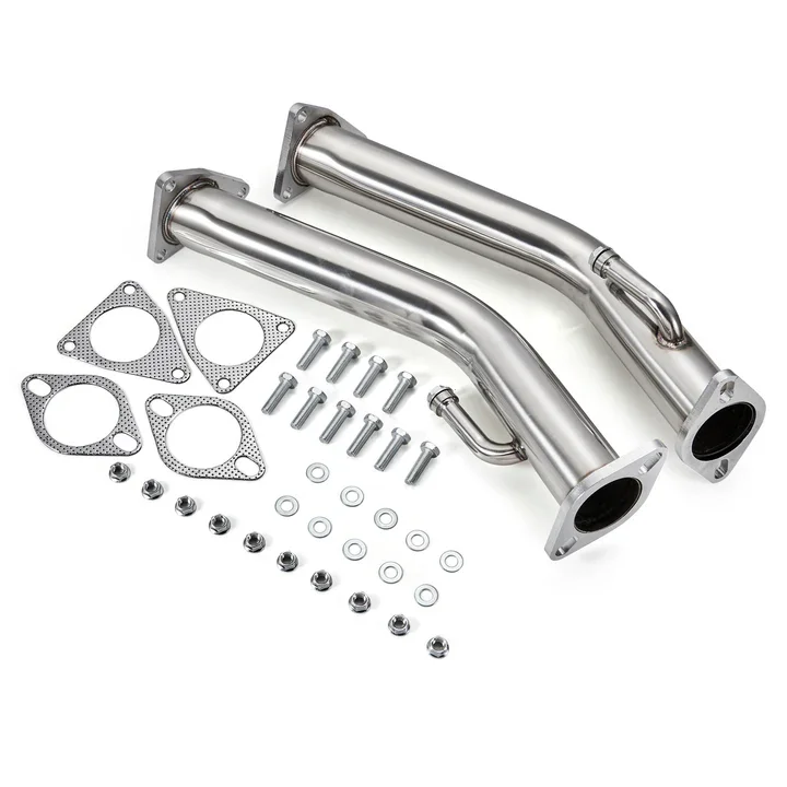 

Fit for Infiniti Q50 Q60 Niss an 370z 3.7L Engine 2.5" Test Pipes Exhaust DownPipe