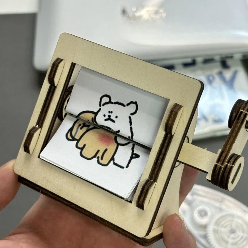 Cute Puppy Flipping Animation Machine Brinquedos, Brinquedo do cão pequeno, Presente para crianças