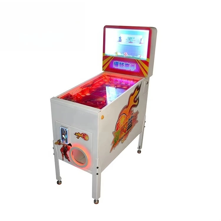 

Миниатюрный виртуальный игровой автомат-флешбол с монетоприемником, физический аркадный автомат с призовым ящиком