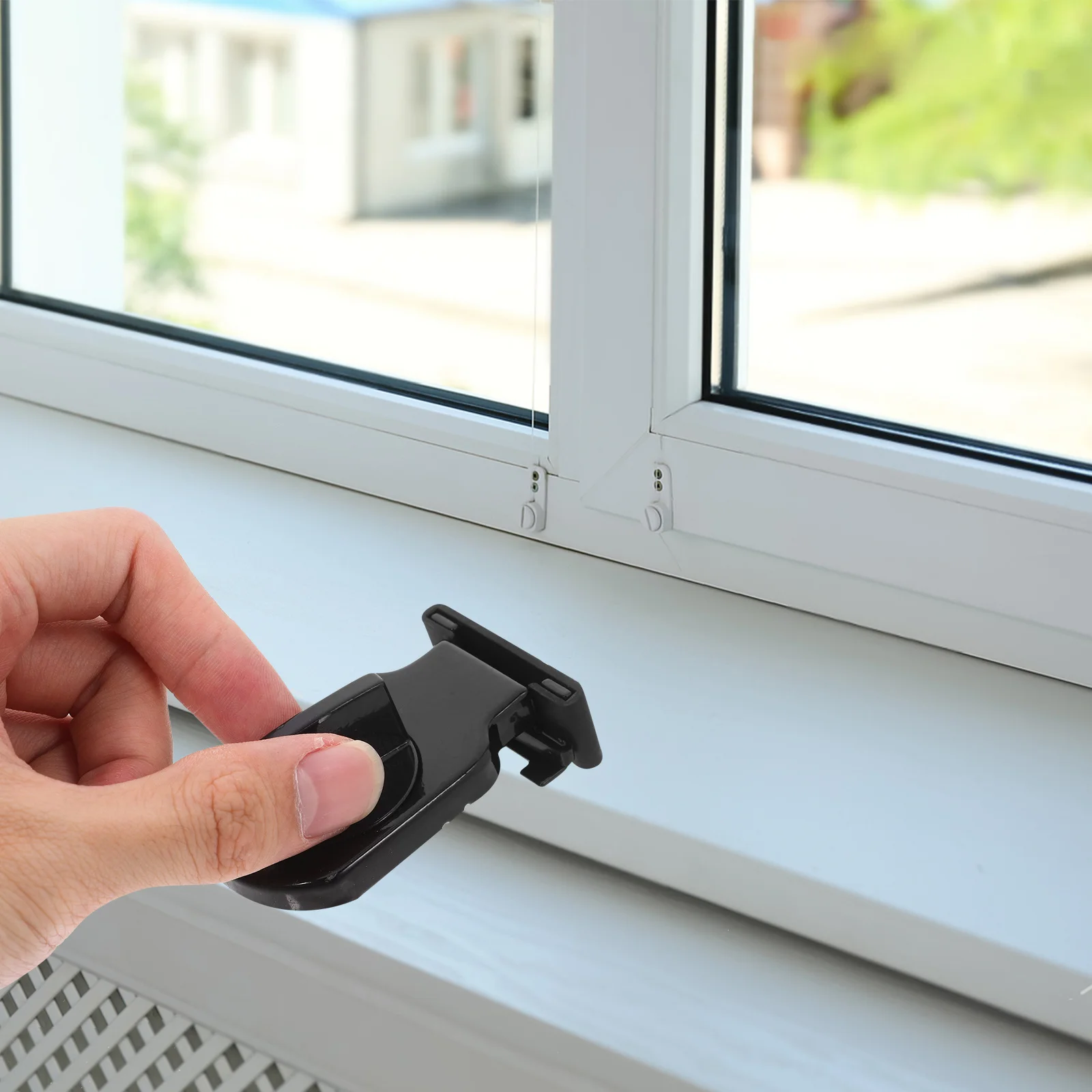 

Stopper No Drill Design Adjustable Security Lock For Home Safety Window Stoppers For Sliding Windows Door Latches Hardware