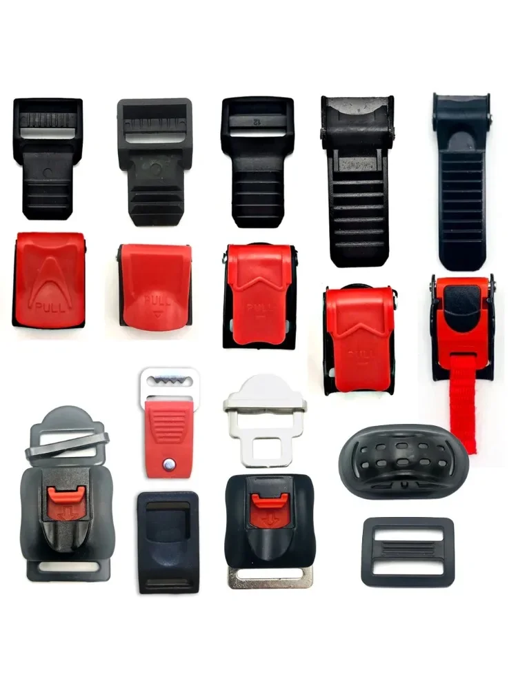 AliExpress NONE Motorcycle Helmet Buckles ABS Speed Sewing Clip Motocross Chin Strap Flexible Clips Bicycle Helmets Buckle Motor Bike Accessory