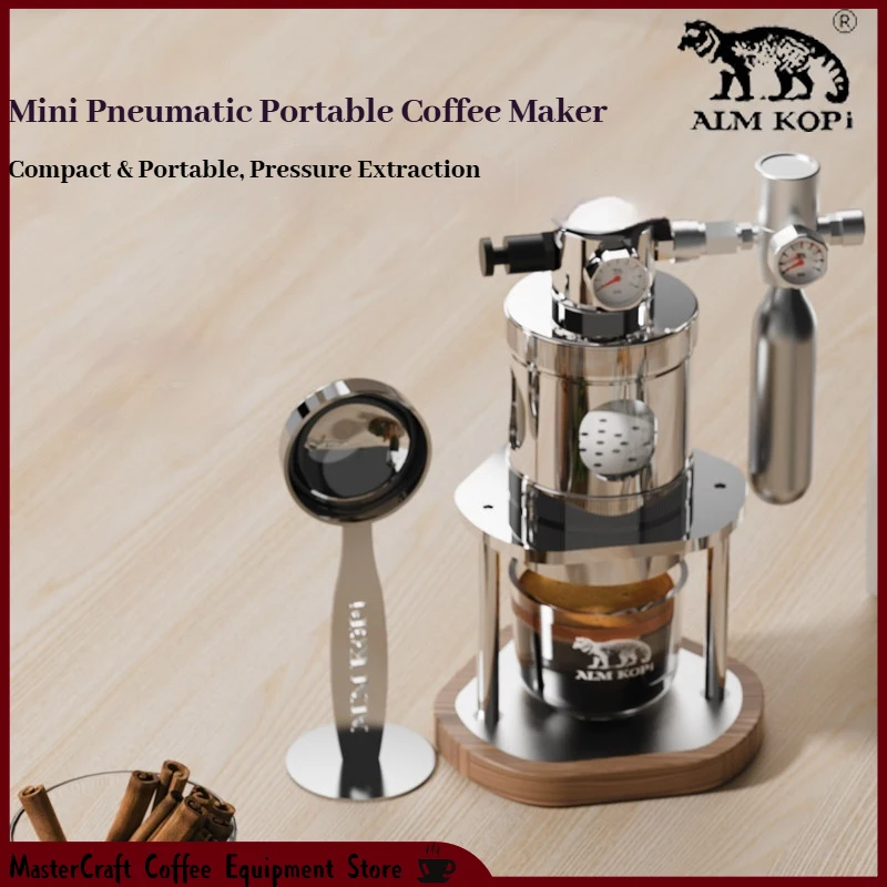 Pneumatic Coffee Extractor Portable Mini Coffee Maker Small Manual Espresso Machine For Home Office Outdoor Camping Travel - view 2