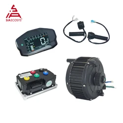 QS MOTOR QS165 V2 5000W 72V 35H Encoder PMSM Mid Drive Motor Kits with ND72490B 270A 490A Encoder Controller