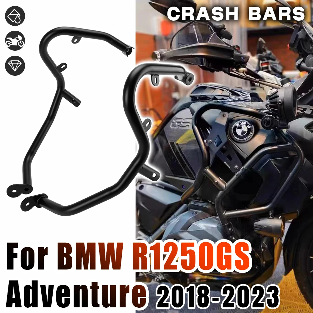 

R1250GS ADV Motorcycle Upper Crash Bar Extensions Engine Guard Bumper Protectoion For BMW R 1250 GS Adventure R1250 GS 2019-2024