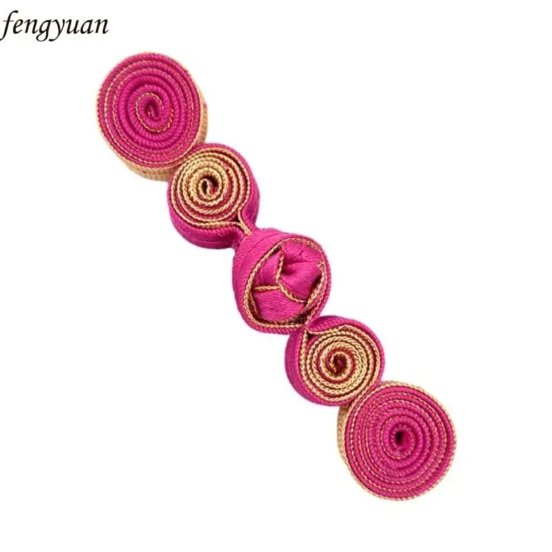 

B2QE Chinese Shirt Button Gourd Cheongsam Fastener Button DIY Knot Button