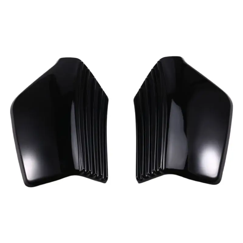 Superior-1Pair Black L&R Rearview Mirror Trim Cover For Honda Goldwing GL1500 ALL GL 1500 1988-2000 Mirror Back Accents Shells